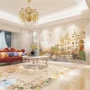 Elegant Marble Inlay Background Wall Decor
