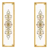Marble Inlay Flooring Medallion Rectangular Marble Inlay Medallion for Luxury Interior Design