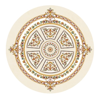 Luxury Round Marble Inlay Medallion for villa