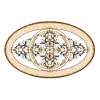 Oval Marble Inlay Medallion For Luxury Villa