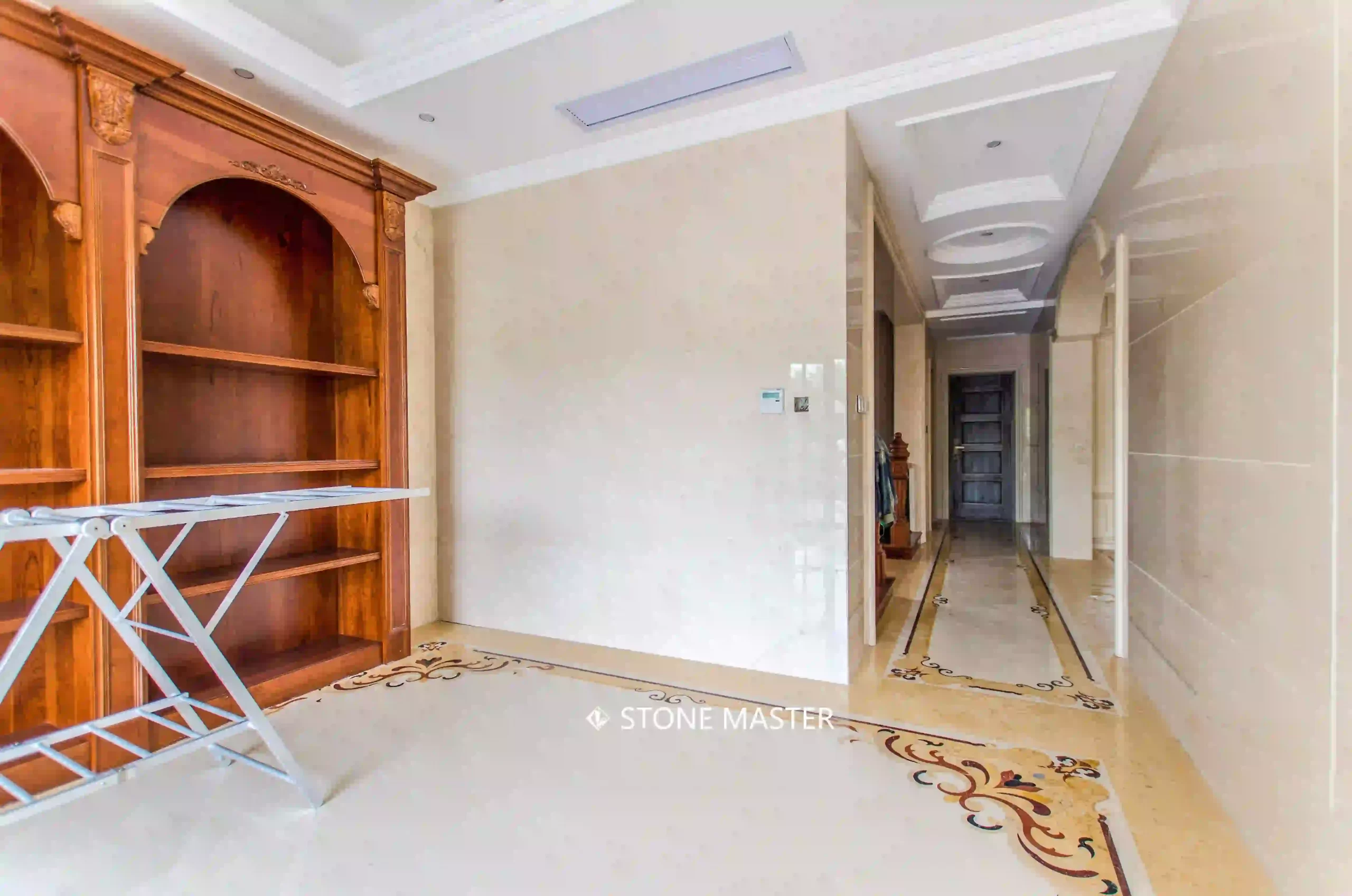 marble inlay design border flooring