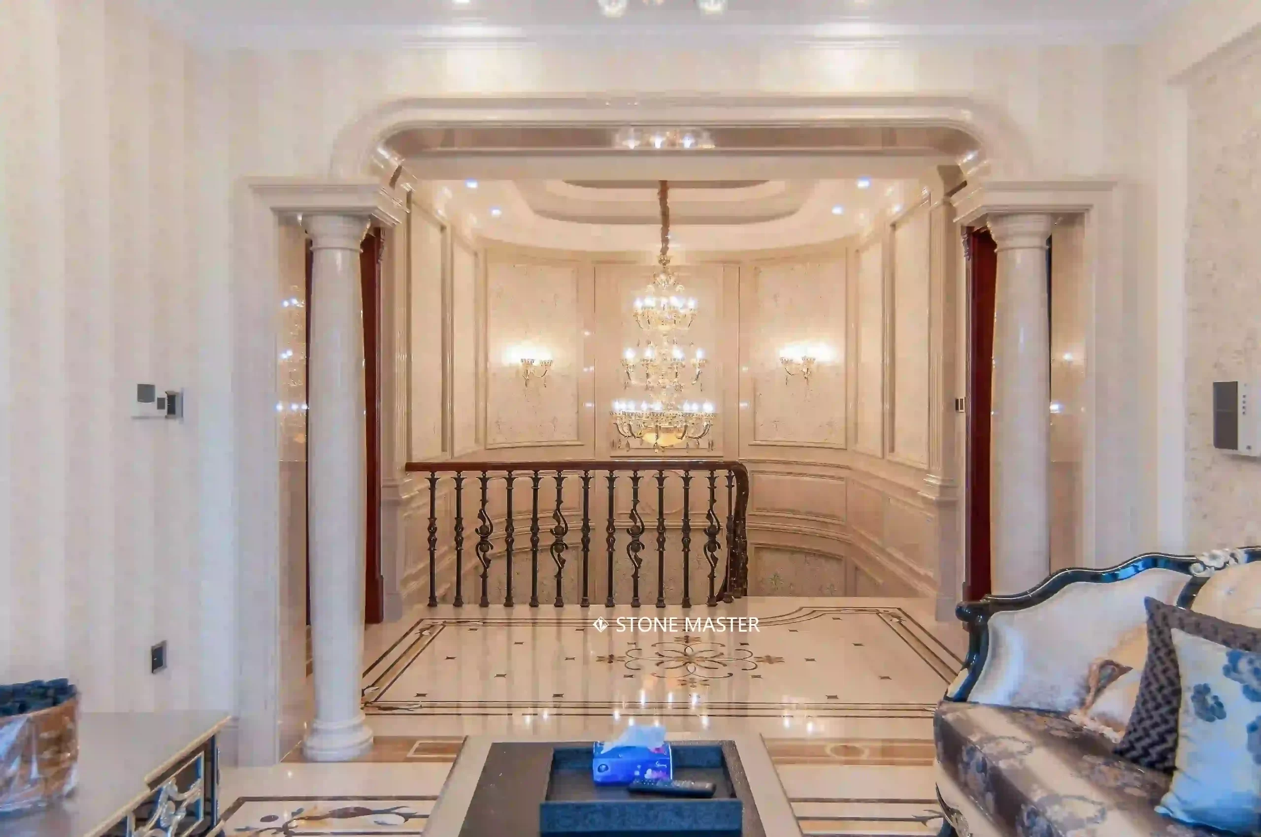 Luxury interior design marble design flooring