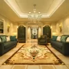 Luxurious Rectangular Marble Inlay Flooring – A Statement of Elegance