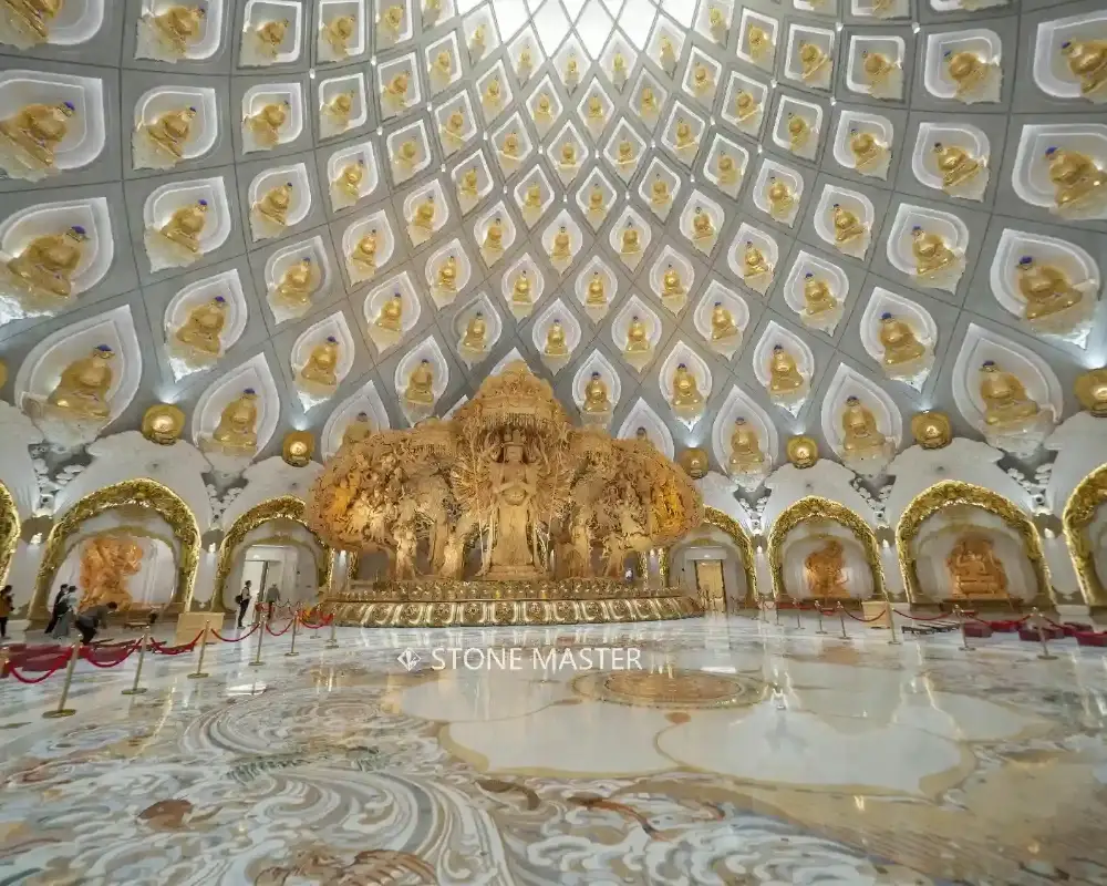 1 marble inlay flooring for temple church classic style floor design