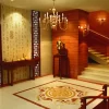 Elegant Inlaid Marble Medallion with Traditional Chinese Design