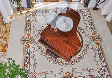 marbleinlay flooring