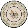 Elegant Marble Inlay Dining Table with Pietra Dura Art