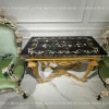 Exquisite Marble Inlay Table with Pietra Dura Art