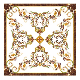 Luxurious Inlaid Marble Flooring for Elegant Interiors