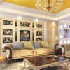 Luxurious Marble Inlay Background Wall – luxury villa luxury interior