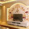 Luxurious Marble Inlay Background Wall Decor – A Masterpiece of Artistry