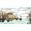 Luxurious Marble Inlay Background Wall ideal for luxury interiors