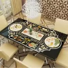 Elegant Marble Inlay Dining Table