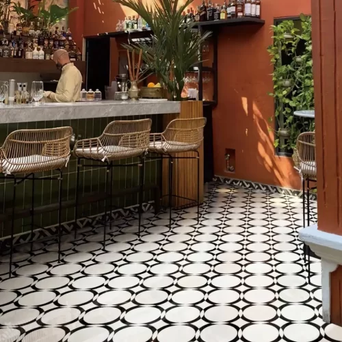Elegant Marble Inlay Floor Design – A Perfect Fusion of Pietra Dure Artistry and Modern Aesthetics Modern Marble Inlay Floor Design – Pietra Dure Pattern