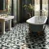 Elegant Marble Inlay Floor Design – A Perfect Fusion of Pietra Dure Artistry and Modern Aesthetics Modern Marble Inlay Floor Design – Pietra Dure Pattern