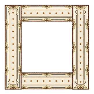 tile medallions floor Rectangular Marble Inlay Flooring for High-end Spaces