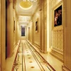 Tile Medallions Floor Rectangular Marble Inlay Flooring for High-end Spaces