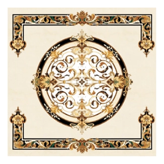 Grand Marble Inlay Medallion – A Masterpiece of Luxury Flooring Marble Design Luxury Flooring