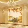 Pietra Dura Stone Inlay Wall – Vineyard Theme