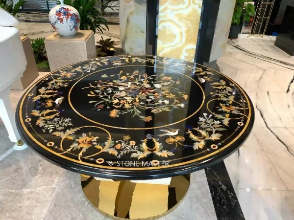 Classic Marble Inlay Table: A Fusion of Art and Luxury Premium Materials: The Essence of Luxury