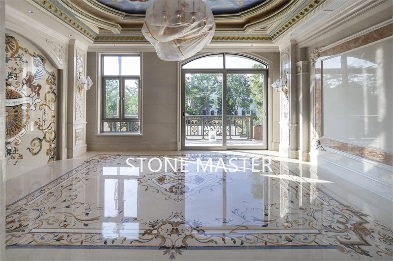 Luxury Marble Inlay for High-end Villa in Bangladesh