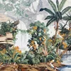 Marble Inlay Wall Panel – Tropical Jungle Design