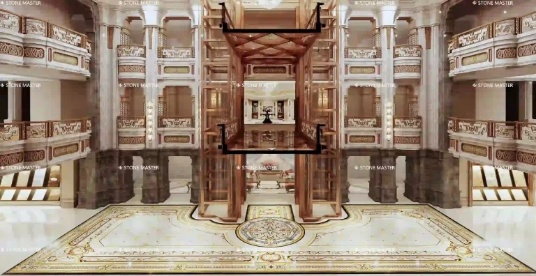 foyer marble flooring design luxury marble inlay medallion flooring luxury interior design villa hotel mansion lobby