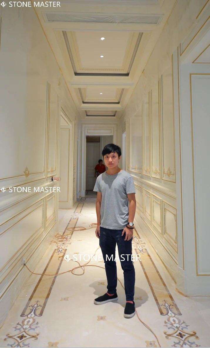 marble inlay flooring for temple