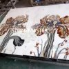 Artistic Marble Inlay Background Wall Decor Floral