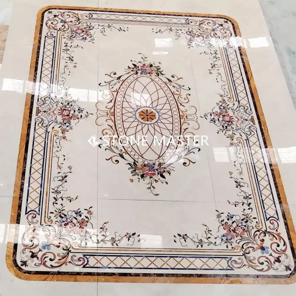 Marble Inlay Flooring Designer Floor