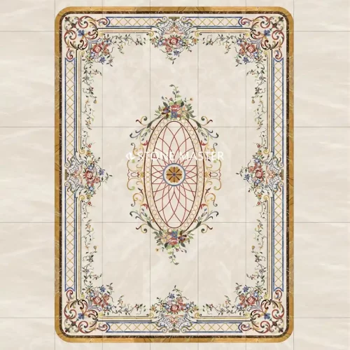 Marble Inlay Flooring Designer Floor