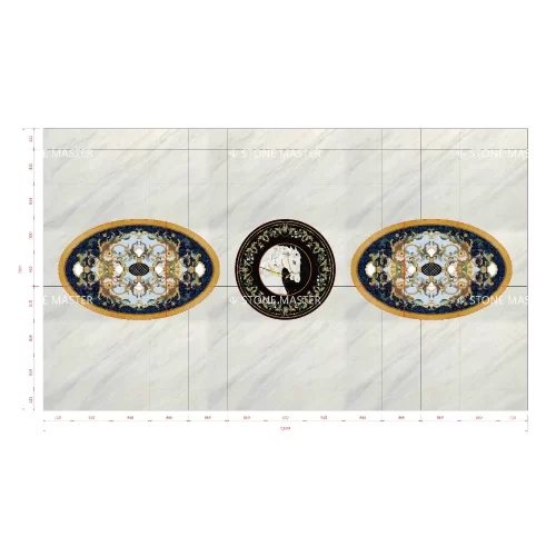Marble Inlay Floor Design: A Custom Pietra Dure Masterpiece for a Luxury Dubai Residence