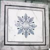 Elegant Blue Marble Medallion – Contemporary Style Marble Inlay