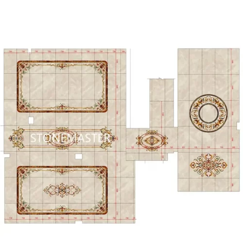Full-House Custom Tile Inlay Design – A Classic European Elegance