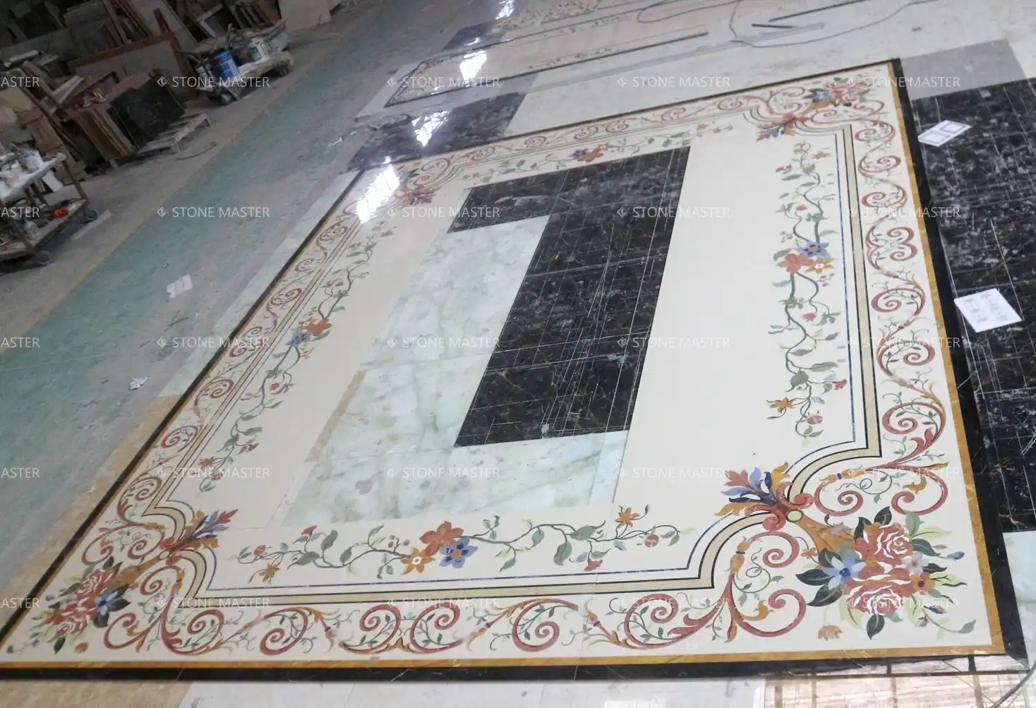 Floor Medallion Tile Masterpiece for Luxury Villa