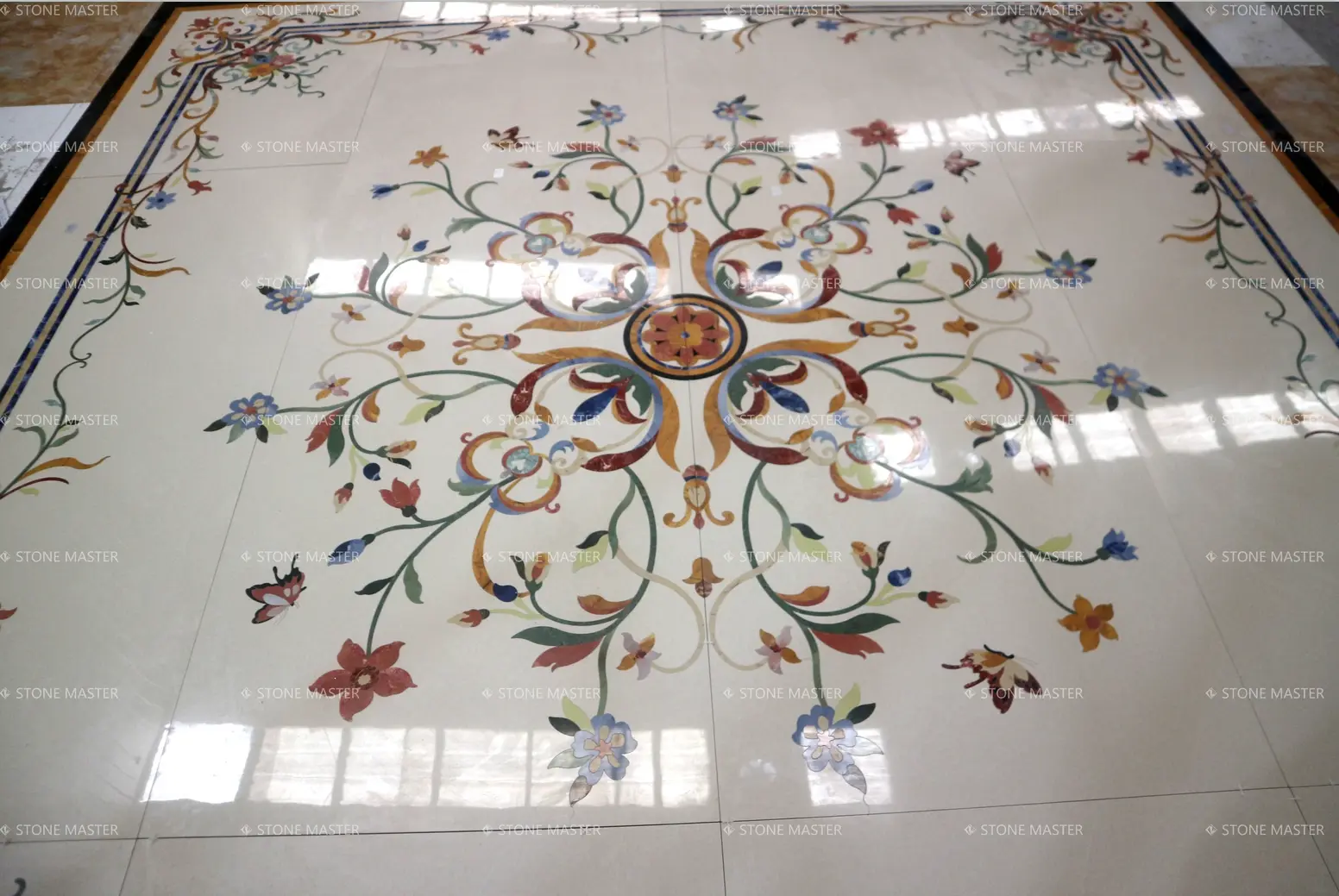 Floor Medallion Tile Masterpiece for Luxury Villa
