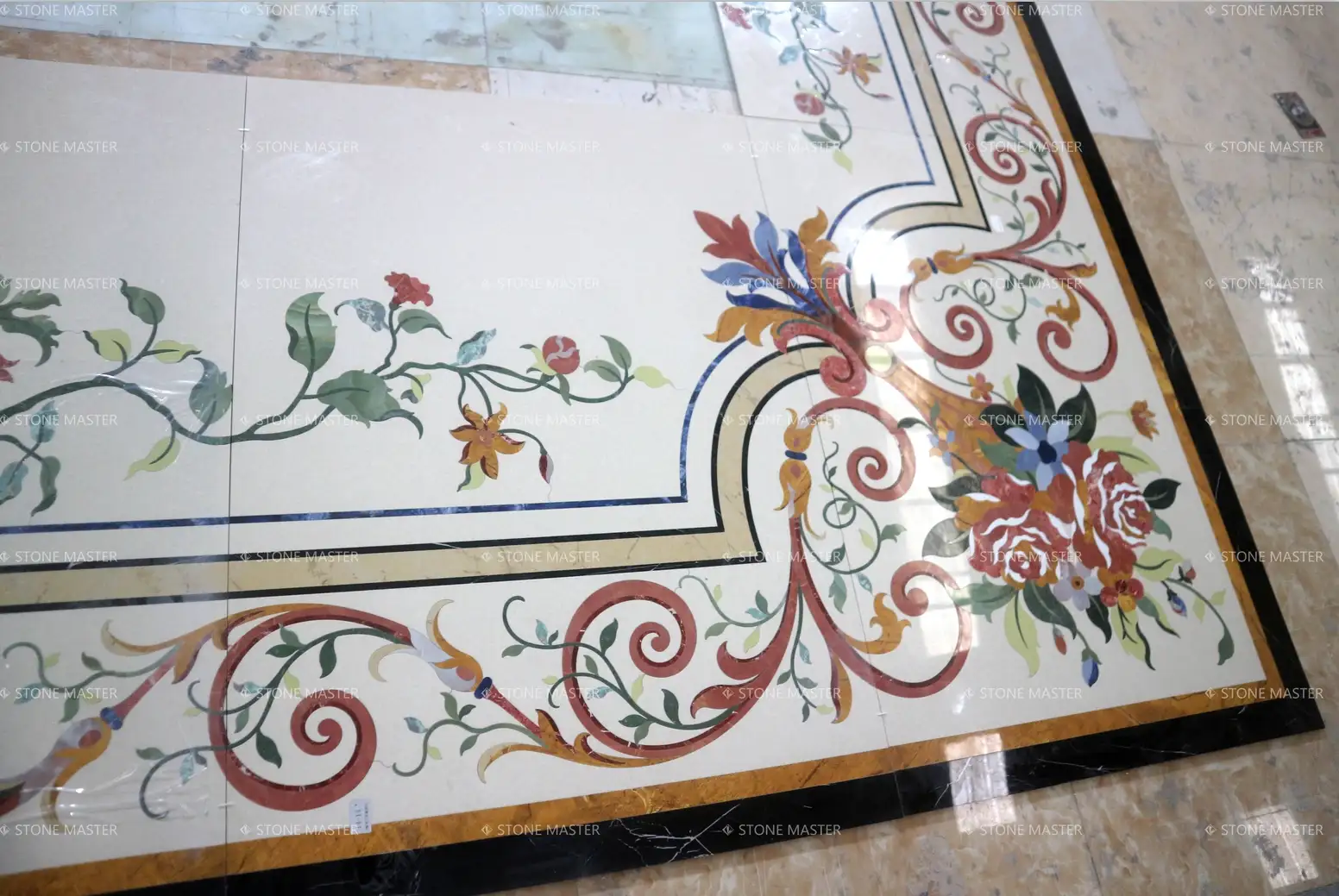Floor Medallion Tile Masterpiece for Luxury Villa