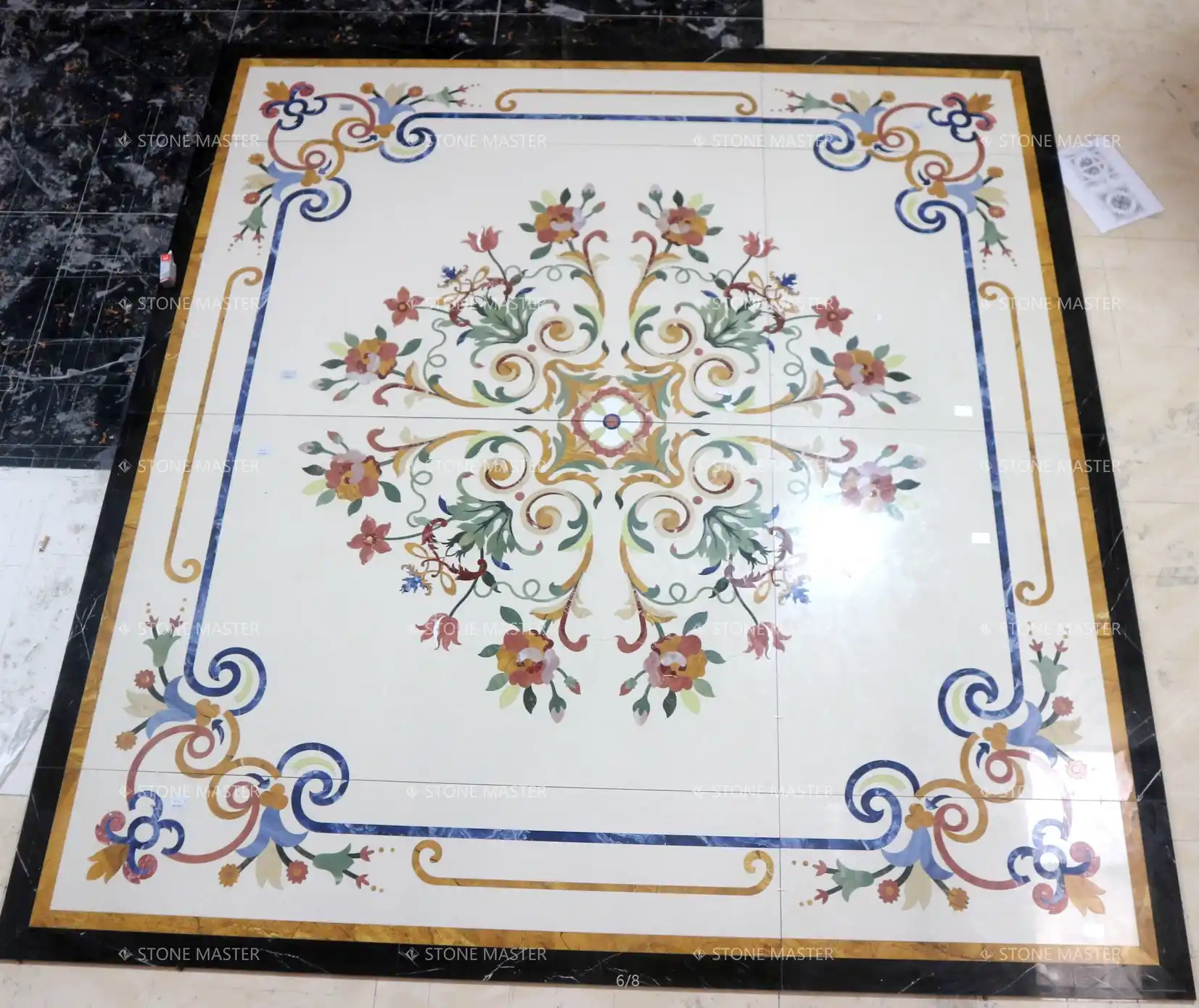 Floor Medallion Tile Masterpiece for Luxury Villa