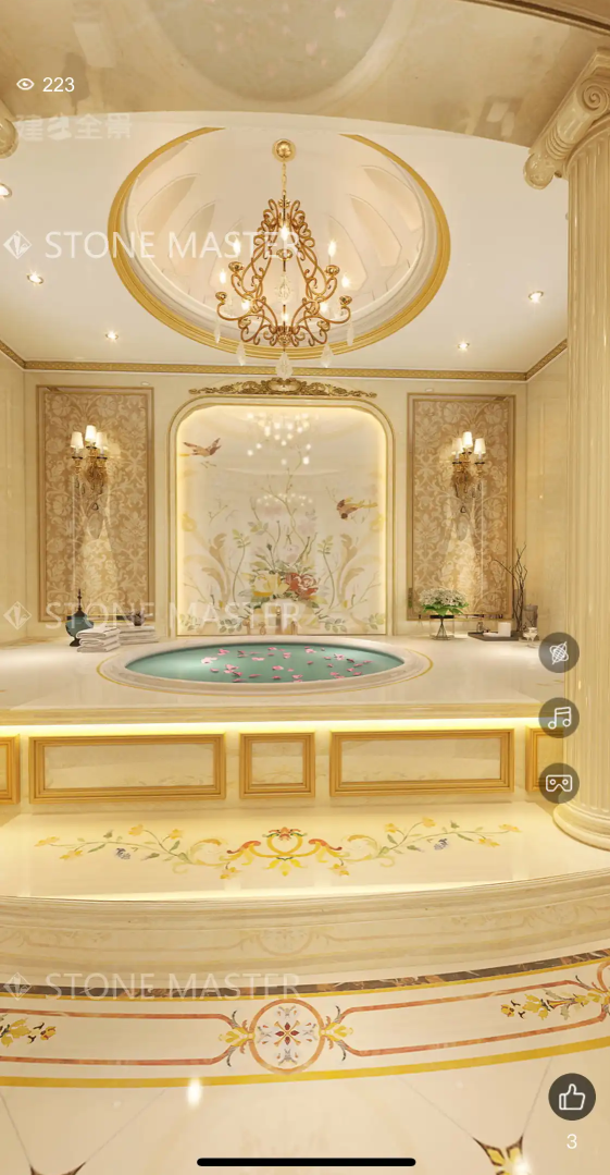 Marble in the Bathroom – Custom Inlays for Elegant Designs