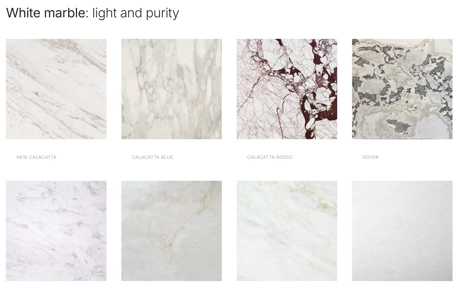 How to Coordinate Different Marble Design white marble