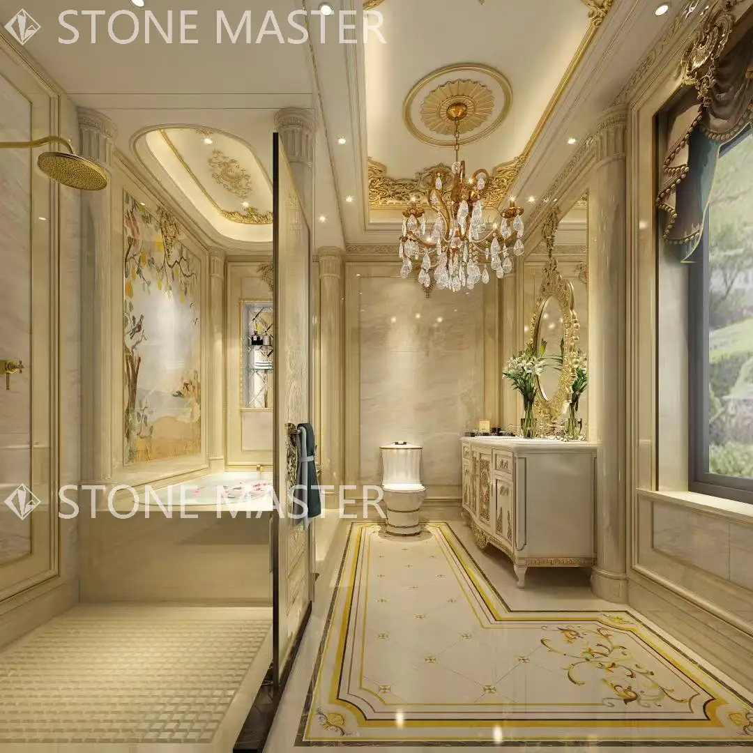 Marble in the Bathroom – Custom Marble Inlays for Luxury Designs