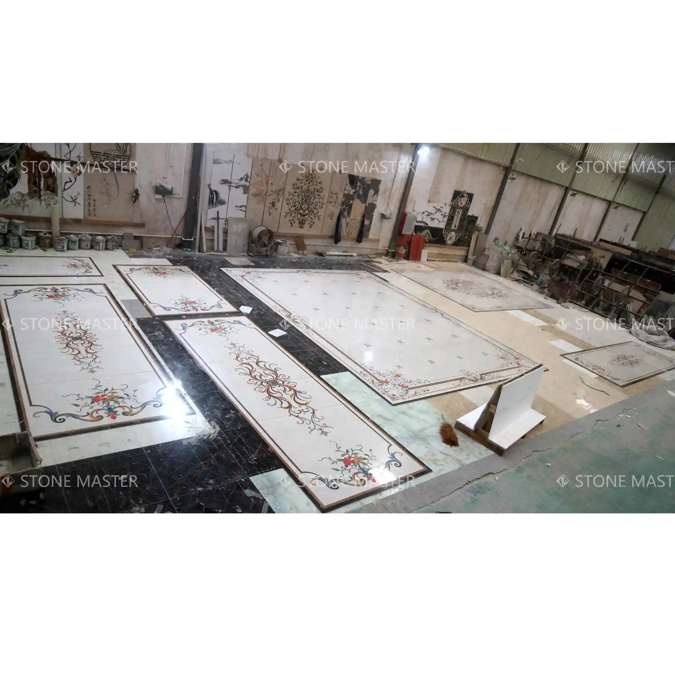 Decorative floor design idea for high-end interiors