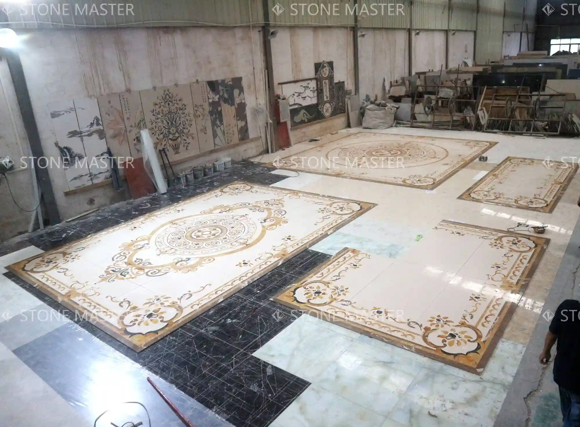 Inlay Designs for Smooth Room-to-Room Transitions