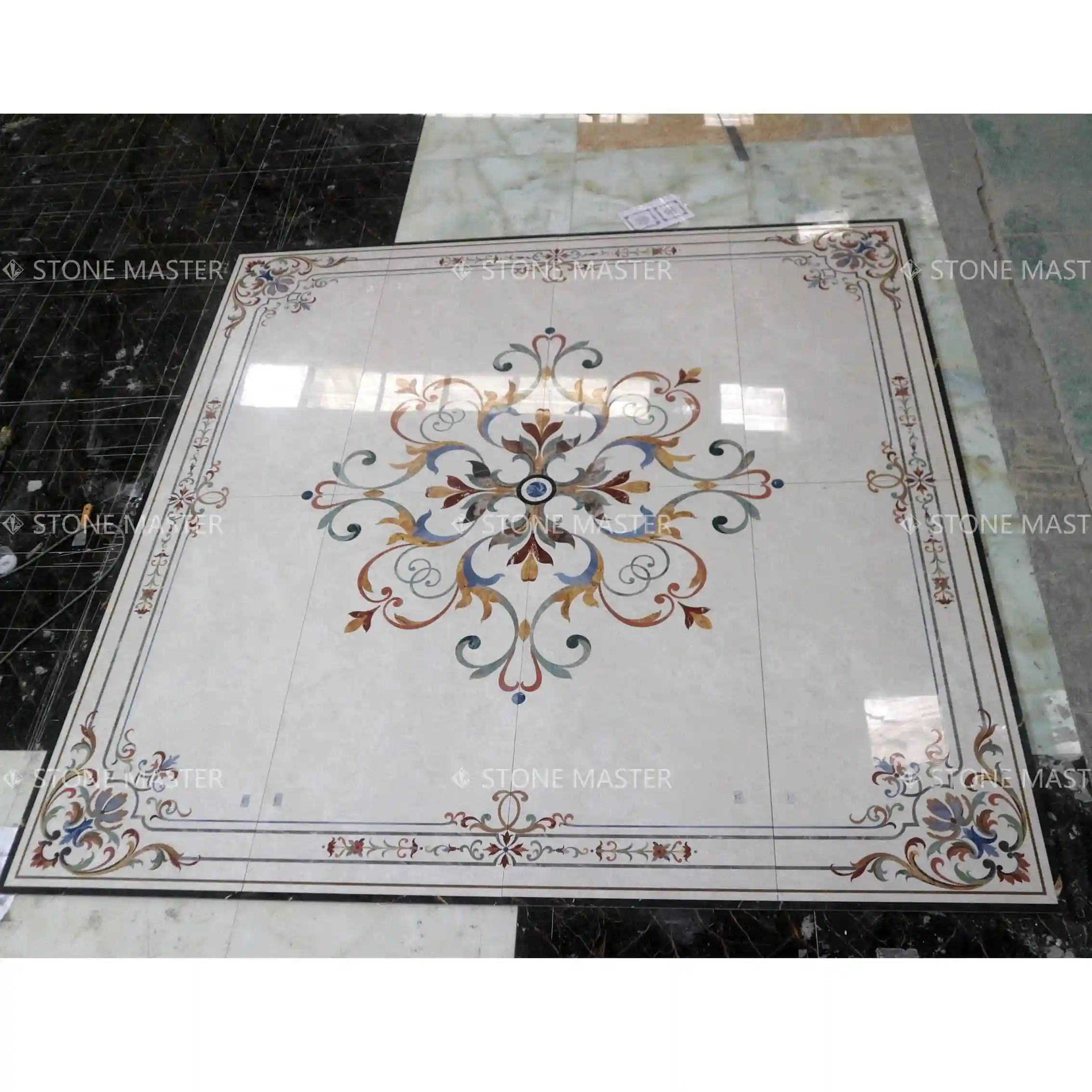 Decorative floor design idea for high-end interiors