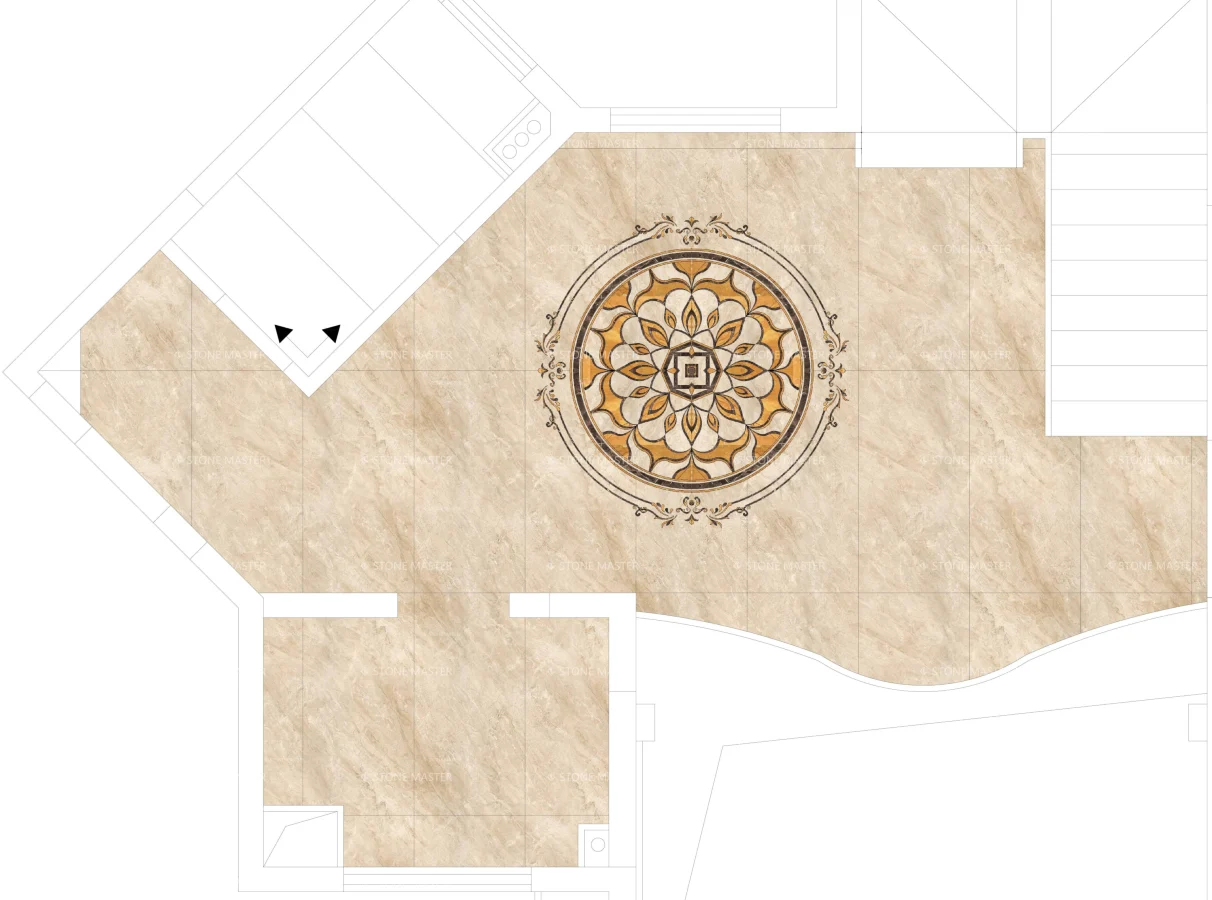 Floor Design Perfection: Stone Master Marble Inlay Timeless Luxury