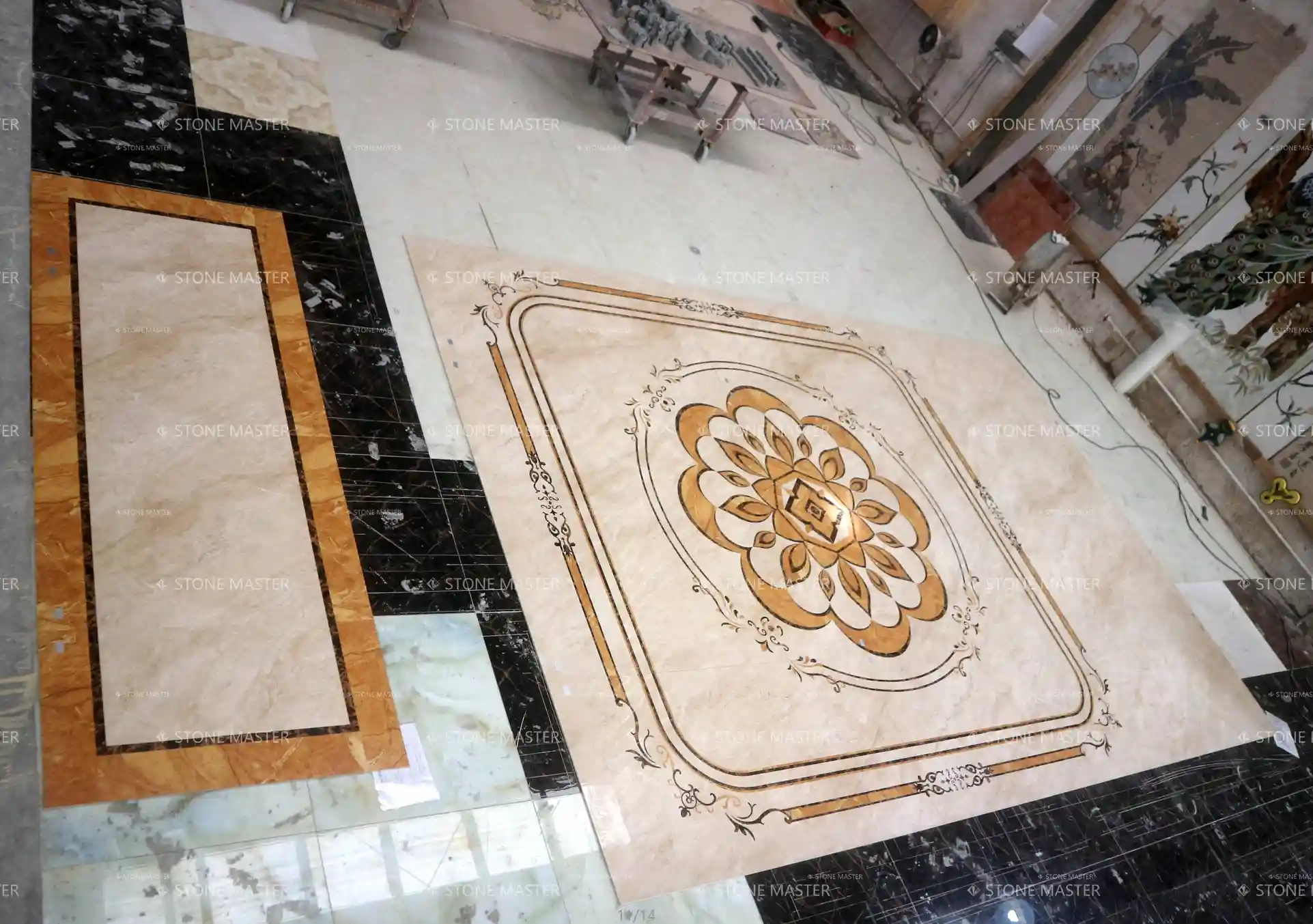 Floor Design Perfection: Stone Master Marble Inlay Timeless Luxury