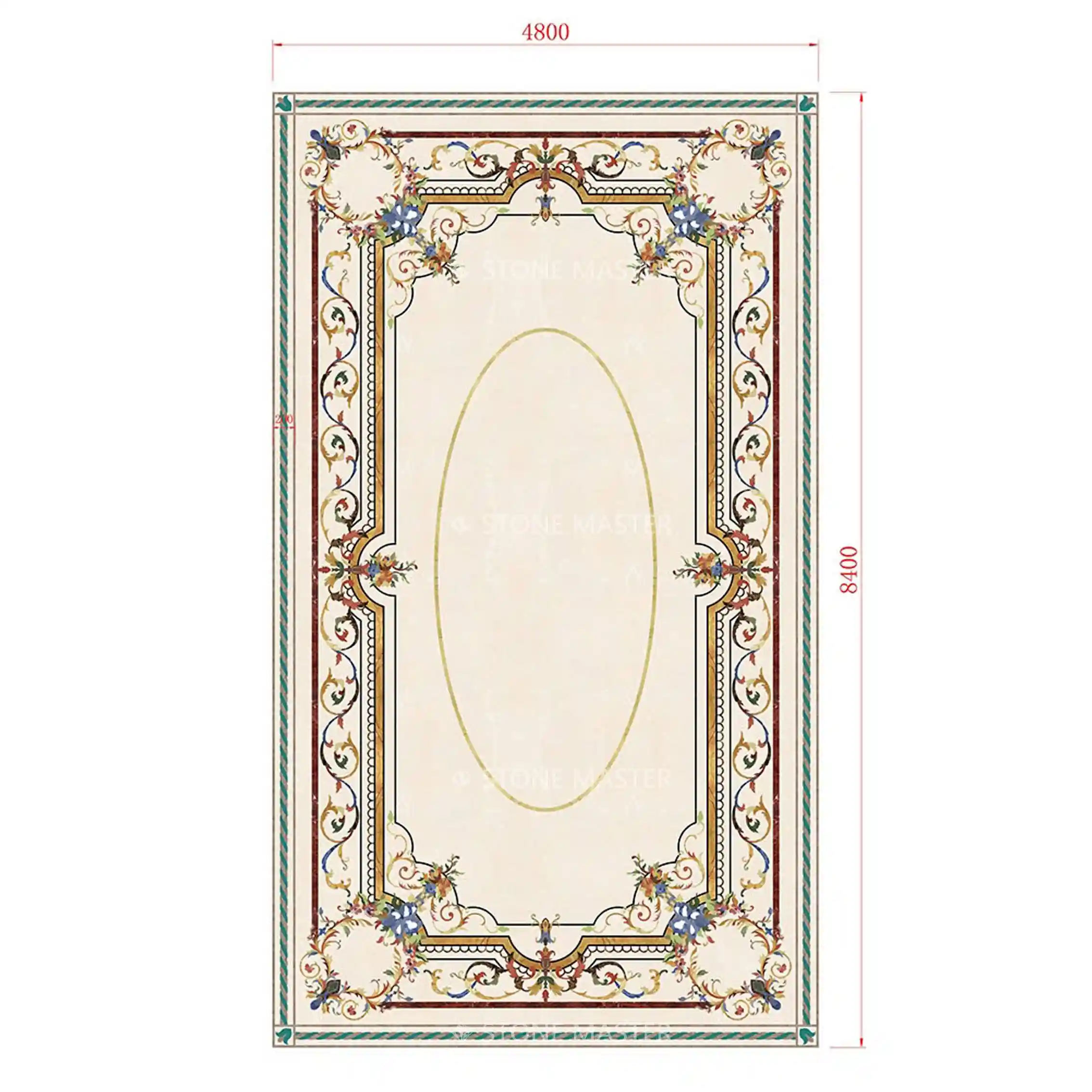 Marble Floor Design for Luxury Hotel