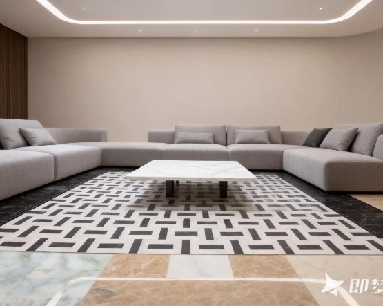 Classic Marble Inlay Medallion for European Style Villa in London