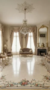Inlaid Marble Flooring for Luxury Interiors