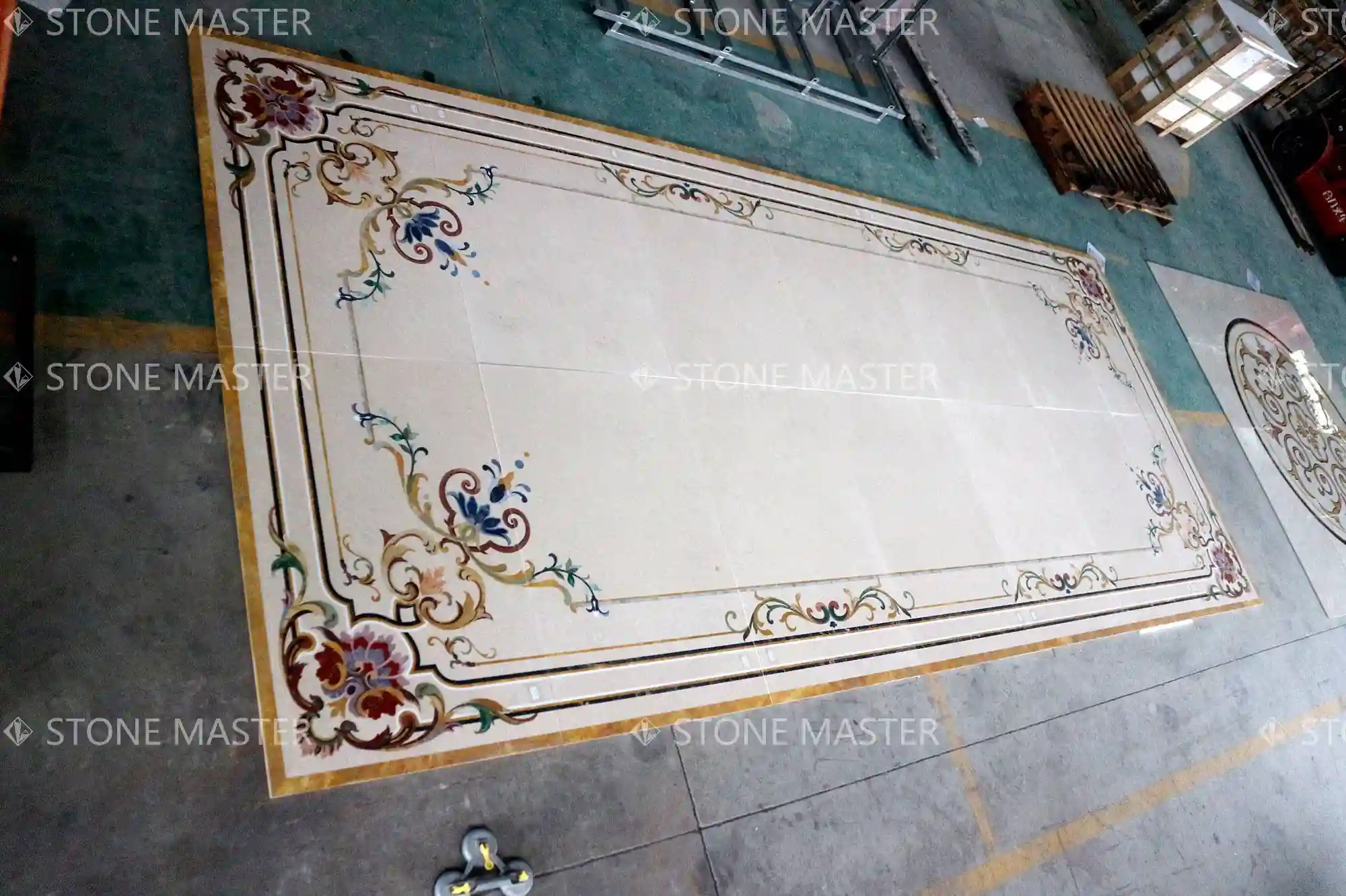 Marble Floor Design for Luxury Villa